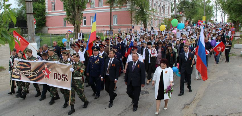 Серафимович празднует День Победы